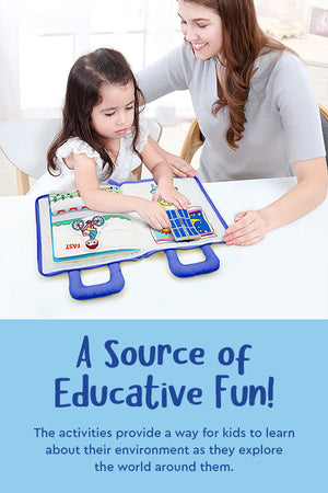 Mi Primer Libro Montessori Portátil de Actividades Divertidas